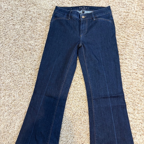 The Skinny Flare Blue Denim Jeans Women's 0 - Picture 3 of 8